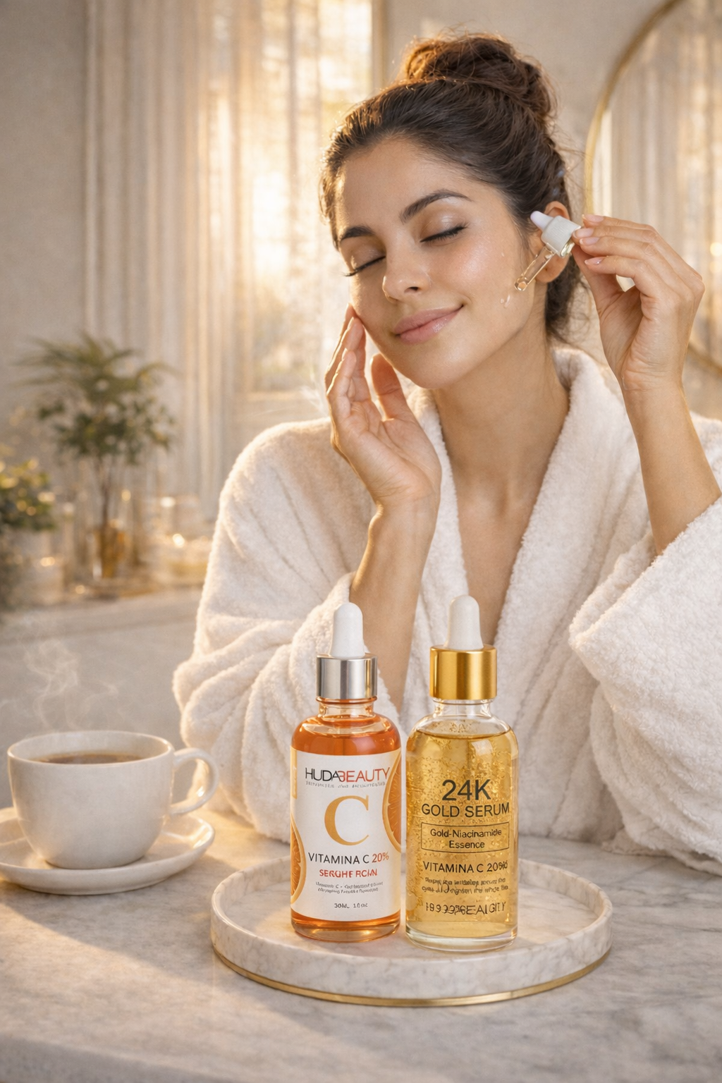 Serum facial 24k gold